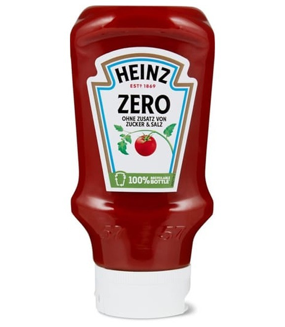 HEINZ KETCHUP ZERO ML.400