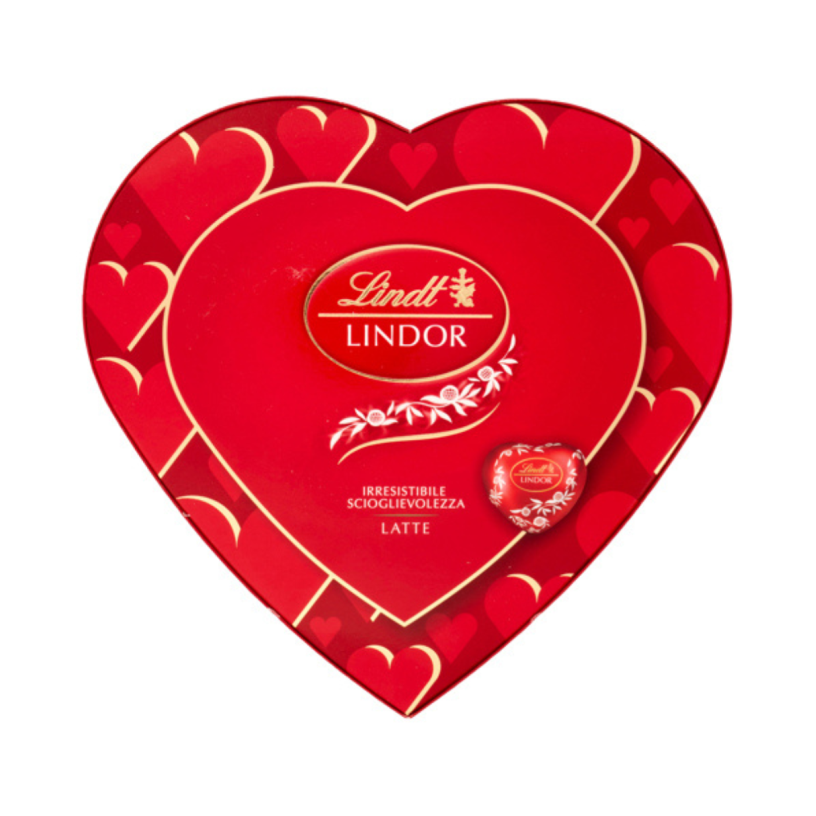 Confezione Regalo Cuori Di Cioccolato Lindor Lindt Da 178g San Valentino Box