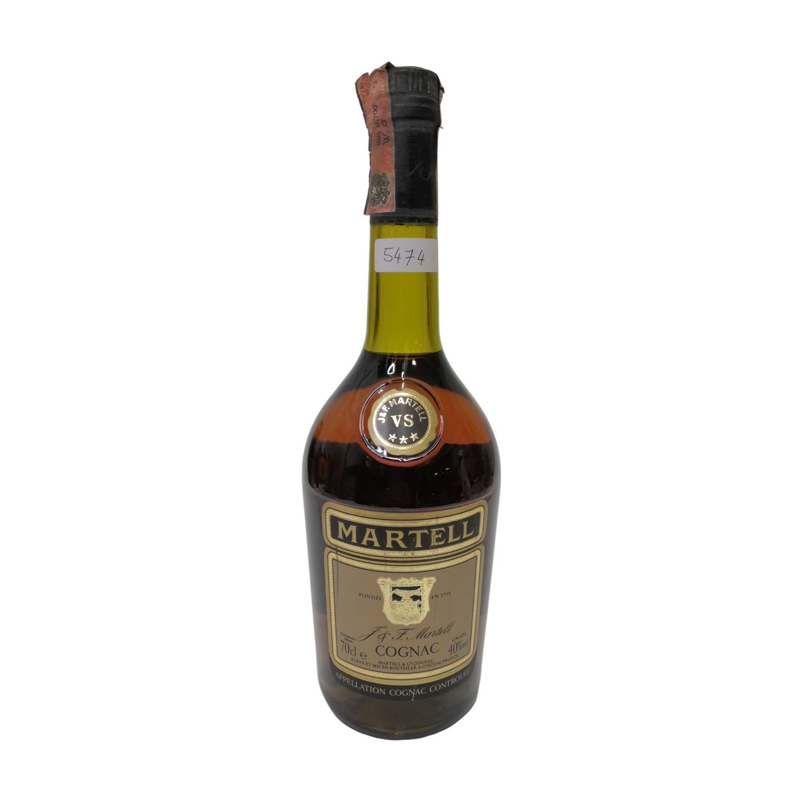 Vintage Bottle - Martell Cognac VS 0,70 lt. - COD. 5474