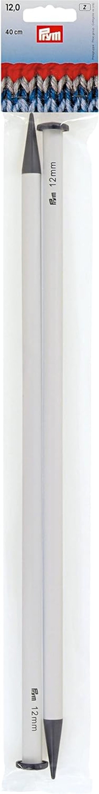 FERRI per MAGLIA 12,00 con Pomolo 40 cm grossi LANA Plastica Maglia 218233 ferro