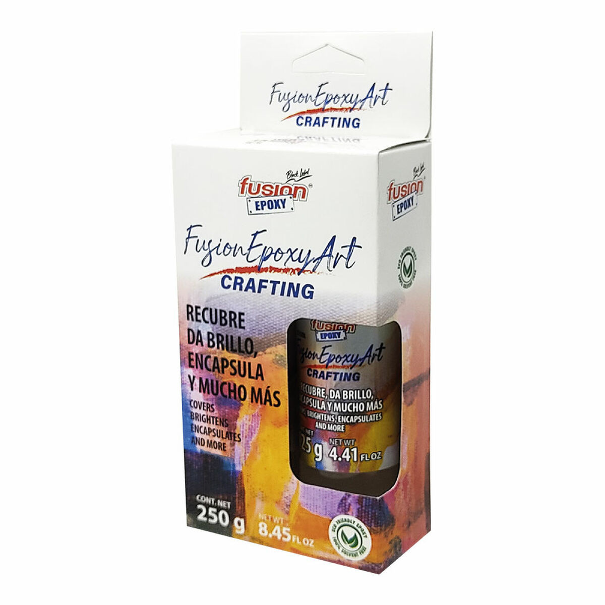 Resina epossidica Fusion Epoxy Black Label Rescrbl Arti e mestieri 2 Pezzi 25
