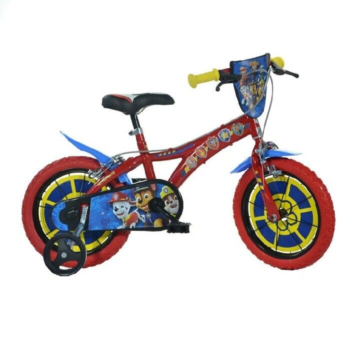 Paw Patrol Bicicletta Mountain Bike Taglia 14 Bambino Bici Dino Bikes 5-8 anni