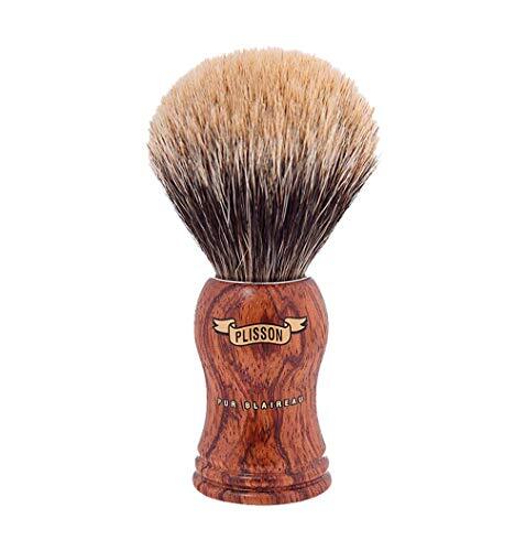 PLISSON - Pennello in legno Bubinga P, olio grigio europeo, taglia 12 (I8G)