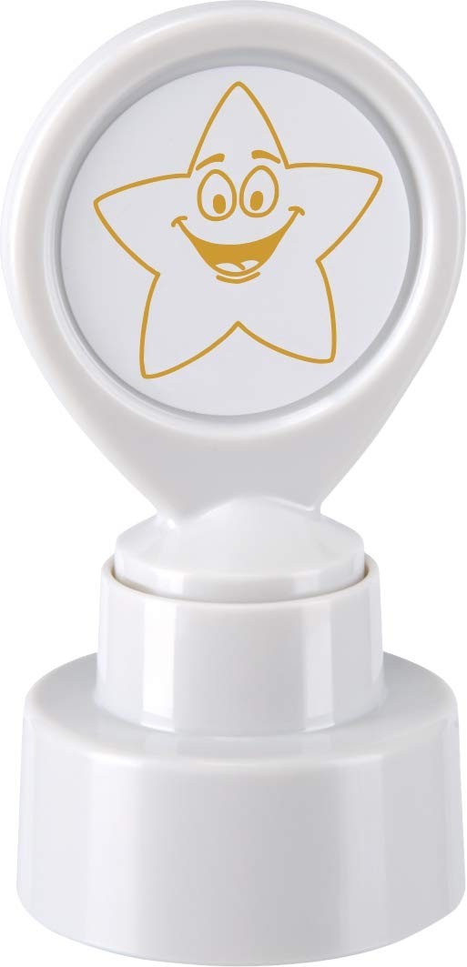 COLOP motivational stamp - Gold Star - Gold ink   147163   Teacher gold star rew