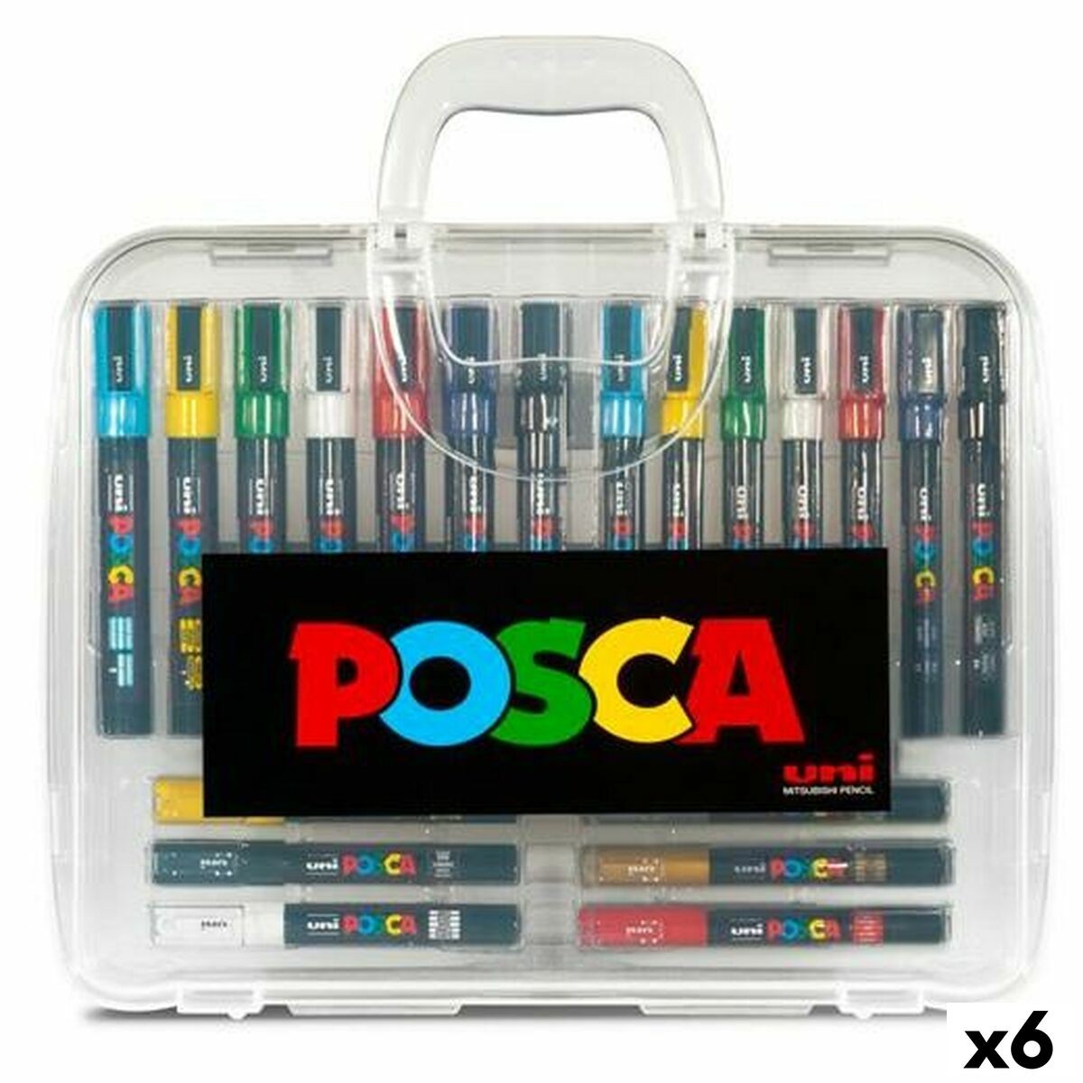 Set di Pennarelli POSCA Multicolore [6 Unità]