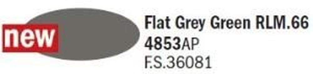 Italeri IT4853AP Acrylic Paint, Grey Matte Green, 20 ml