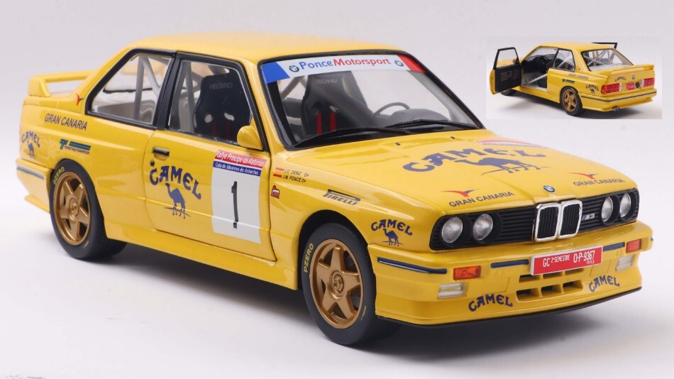BMW 3-SERIES (E30) Gr.A N.1 RALLY PRINCIPE ASTURIAS 1992 PONCE-DENIZ1:18