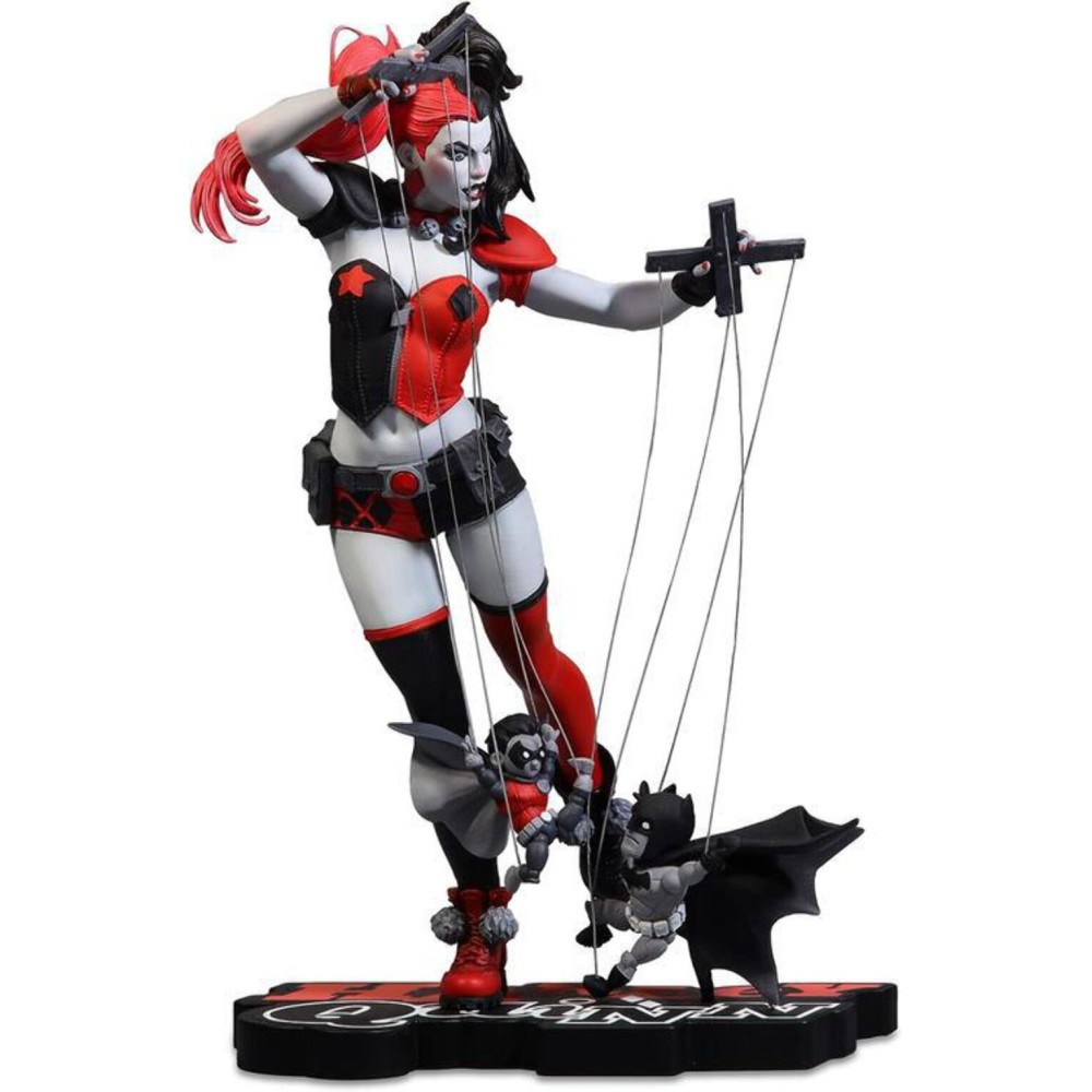 DC Direct Harley Quinn rossa in bianco e nero di Emanuela Lupacchino