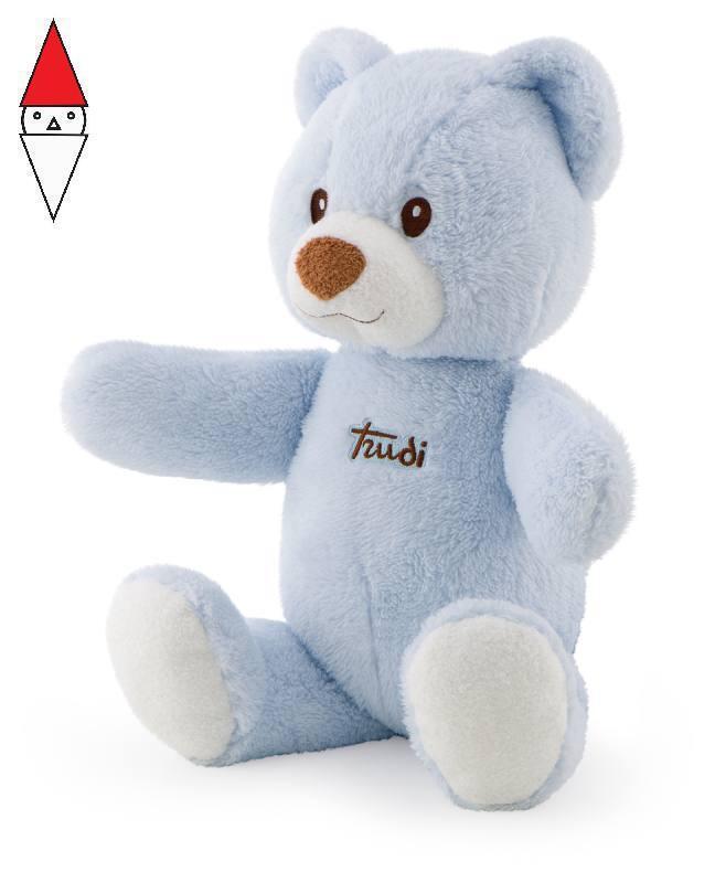 PELUCHE ORSO TRUDI ORSO CREMINO AZZURRO M