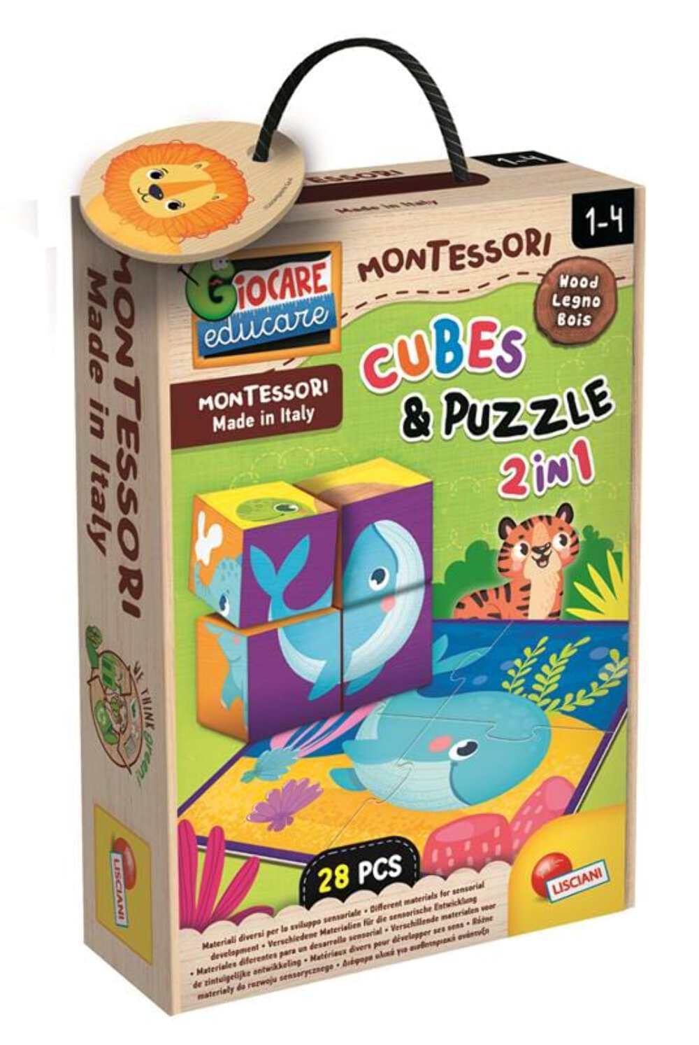 Montessori Cube & Puzzle - Lisciani