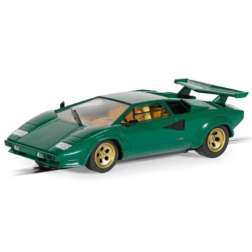 LAMBORGHINI COUNTACH GREEN SLOT 1:32 Scalextric Slot Modellino