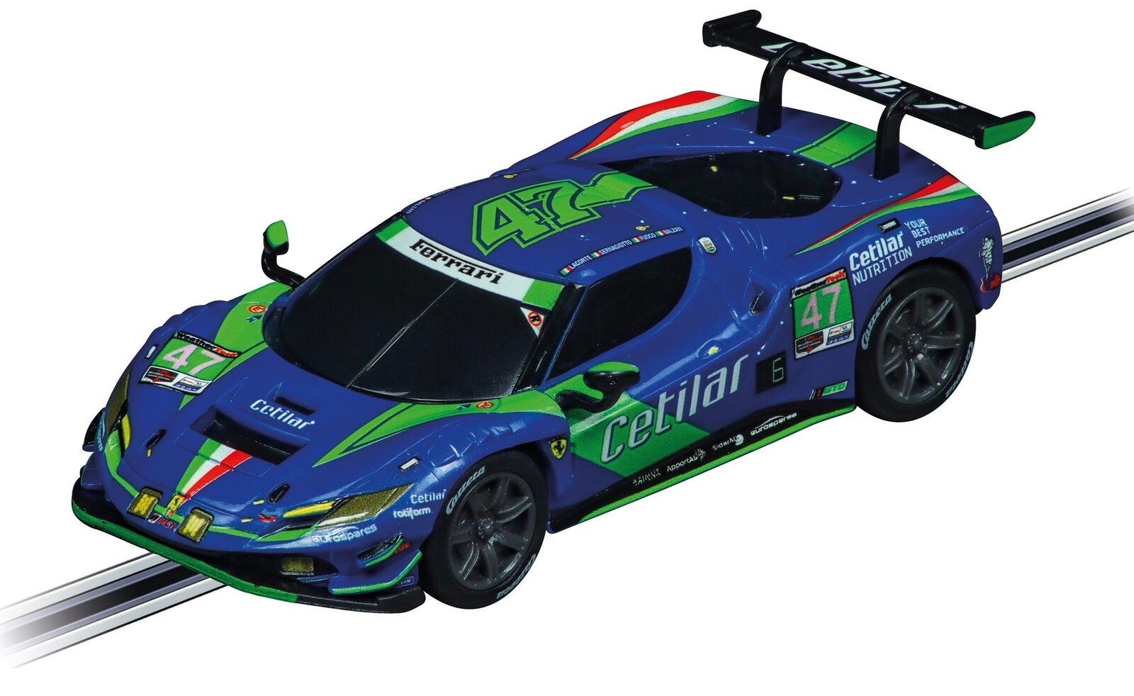Ferrari 296 Gt3 Cetilar Racing, No.47 Slot Car Model CARRERA