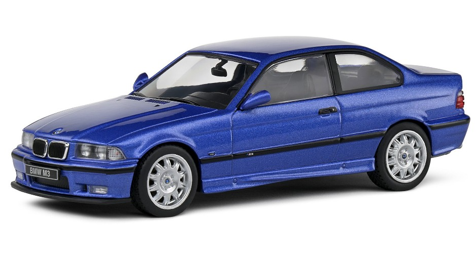 BMW  E36 M3 COUPE' ESTORIL BLUE  SOLIDO 1:43 S4315202