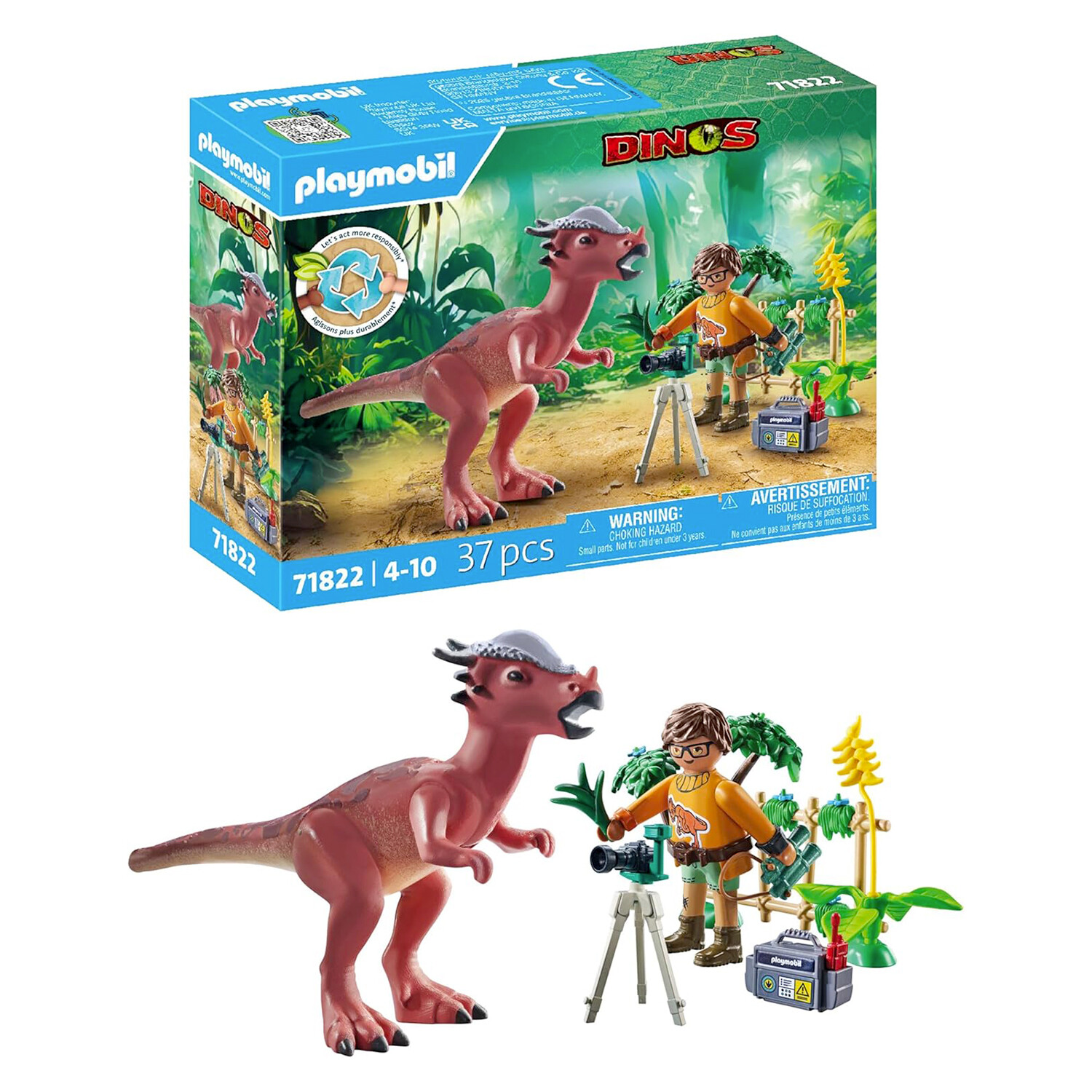 Stigimoloch E Ricercatore Playmobil Dinos PLAYMOBIL PLAYMOBIL DINOS - X57230