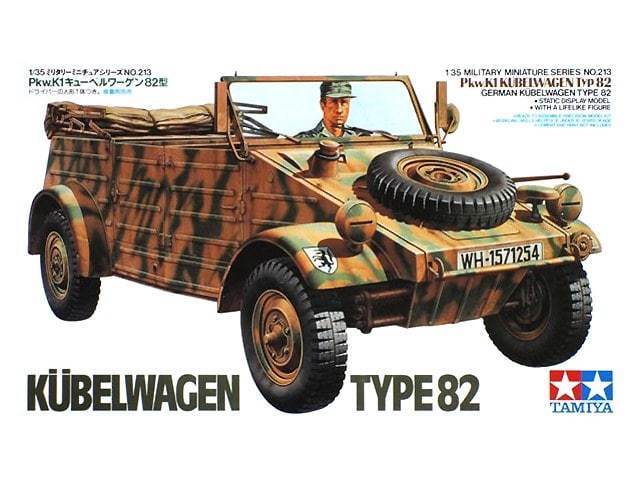 TAMIYA 1:35 KIT MEZZO MILITARE KUBELWAGEN TYPE 82 Pkw.K1 KUBELWAGEN TYP 82 35213