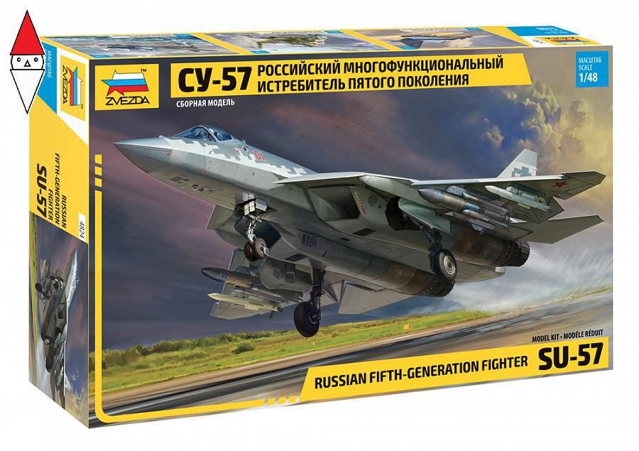 ZVEZDA 1/48 RUSSIAN FIFTH-GENERATION FIGHTER SU-57