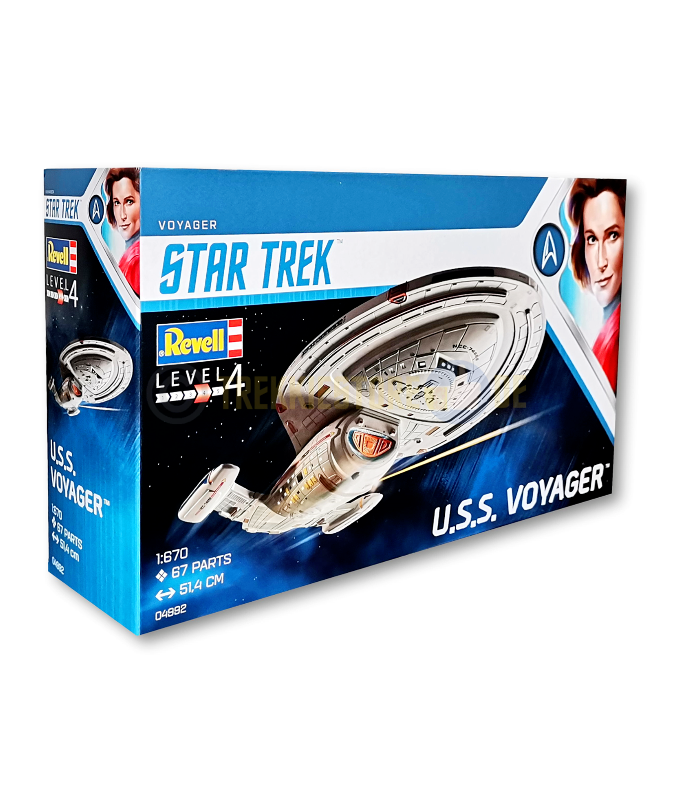 REVELL 1:670 KIT STAR TREK  ASTRONAVE U.S.S.  VOYAGER  67 PARTI 51,4 cm    04992