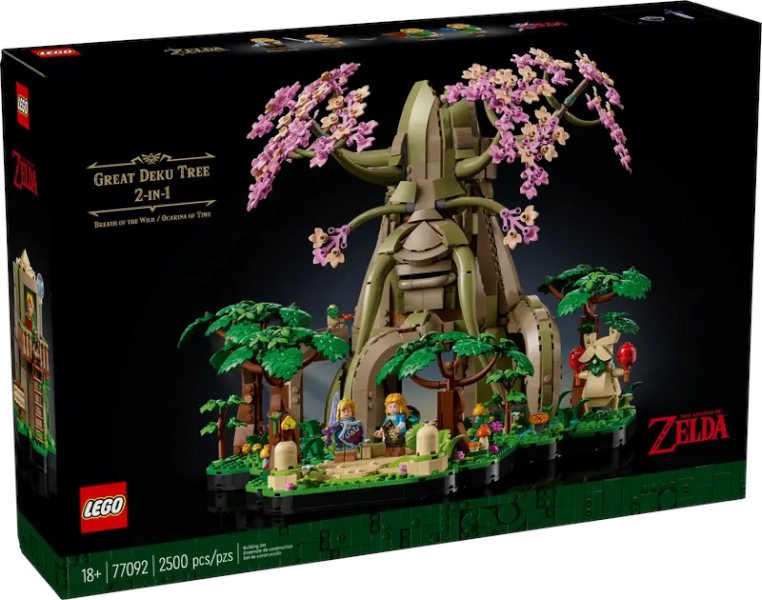 LEGO 77092 The Legend of Zelda Grande albero Deku 2 in 1 RARE