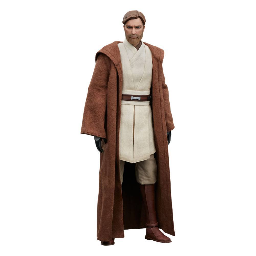 Star Wars The Clone Wars Action Figura 1/6 Obi-wan Kenobi 30 Cm Sideshow Coll...