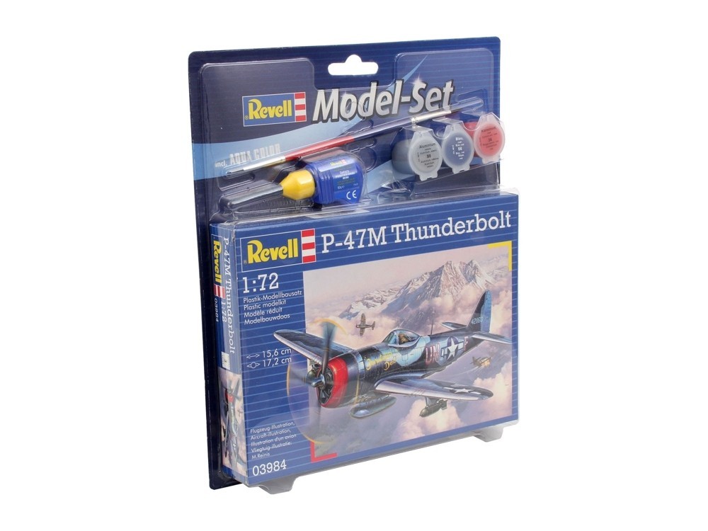 REVELL - 1/72 Model Set P-47 M Thunderbolt