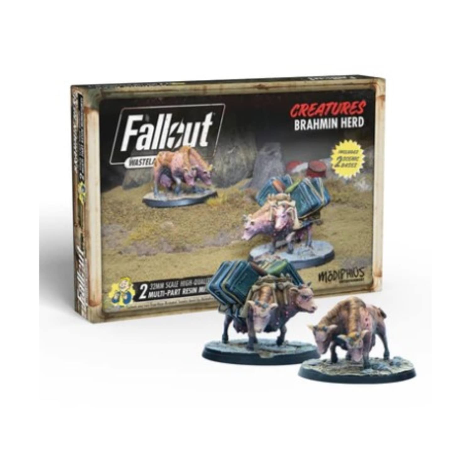 Fallout: Wasteland Warfare: Creatures Brahmin Herd