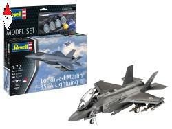 REVELL 1/72 MODEL SET LOCKHEED MARTIN F-35 A LIGHTNING II