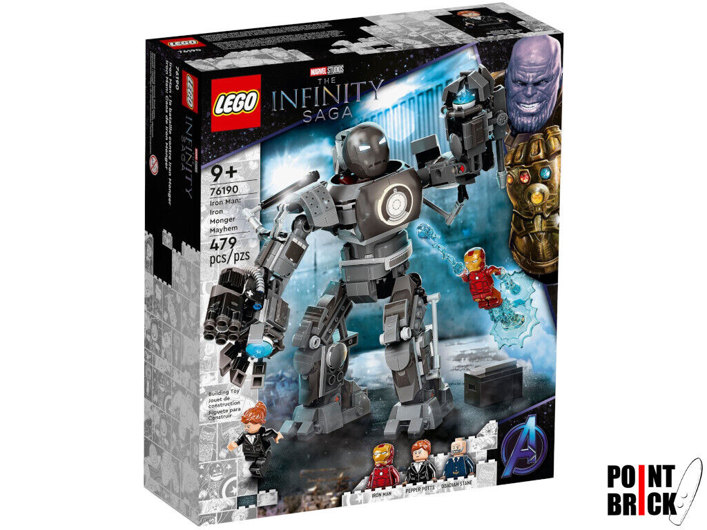 LEGO 76190 MARVEL Iron Man: Iron Monger scatena il caos - Avengers