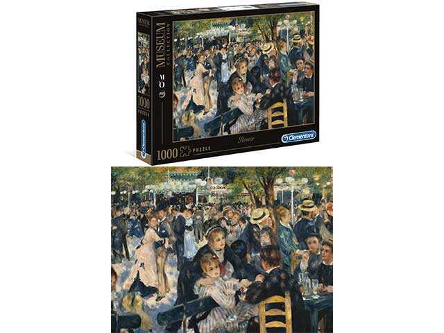 PUZZLE RENOIR BAL DU MOULIN DE LA GALETTE 1000 PEZZI - CLEMENTONI
