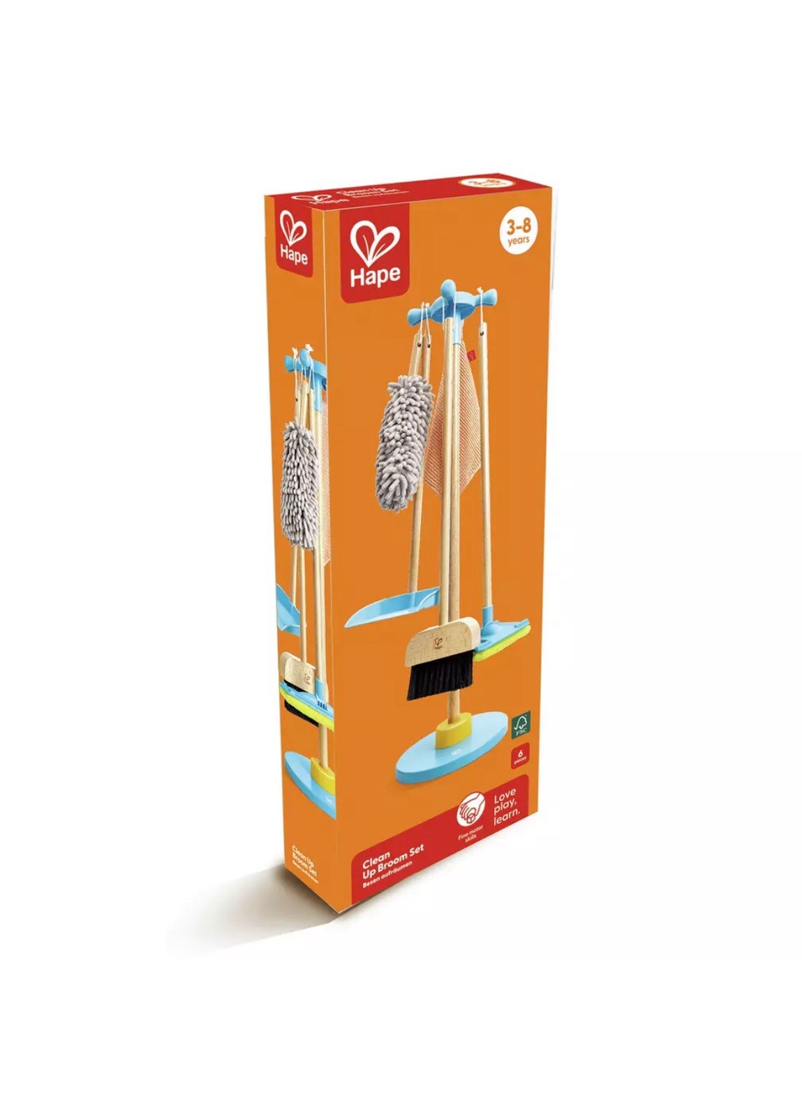 Hape - Set Pulizia Scopa E Swiffer (E3055)