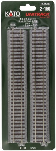 Kato Ho Gauge Dritto Pista 246mm 4pieces 2-150 Modellino Treno Modello Giappone