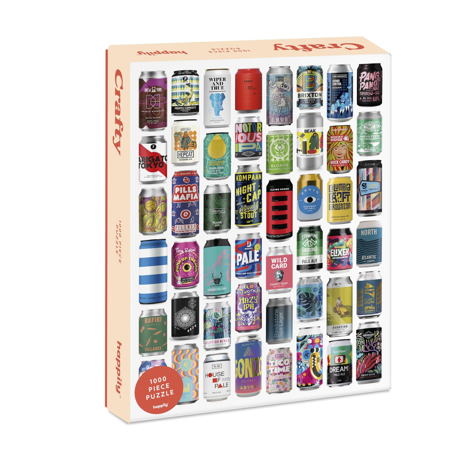 Crafty 1000 Piece Jigsaw Puzzle for Adults   Premium 100% Recycled Board   1000