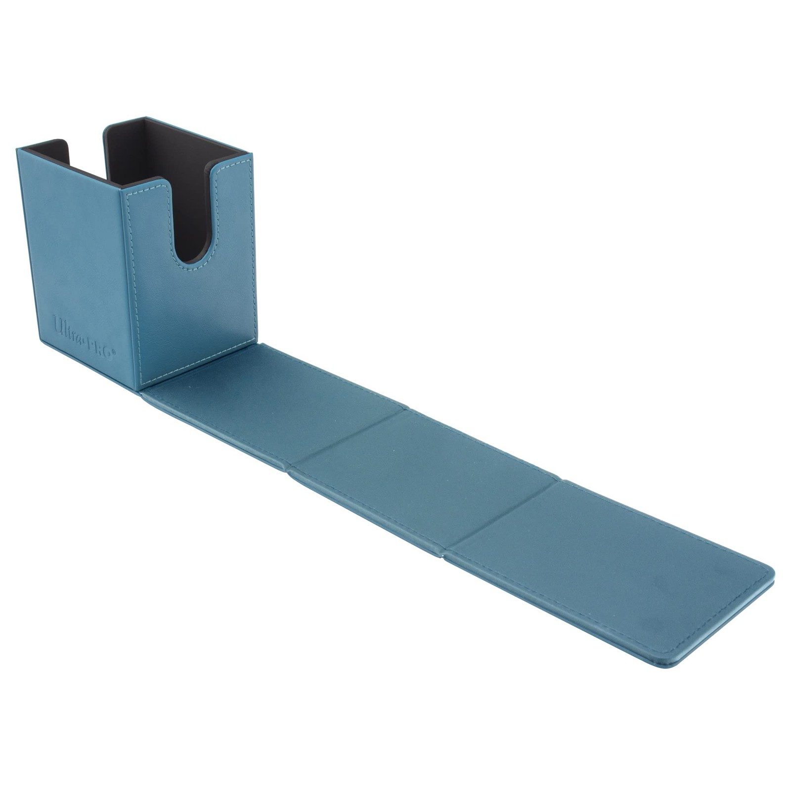 Ultra Pro - Vivid Alcove Flip Card Deck Box (Teal) - Stores & Protects Up To 100