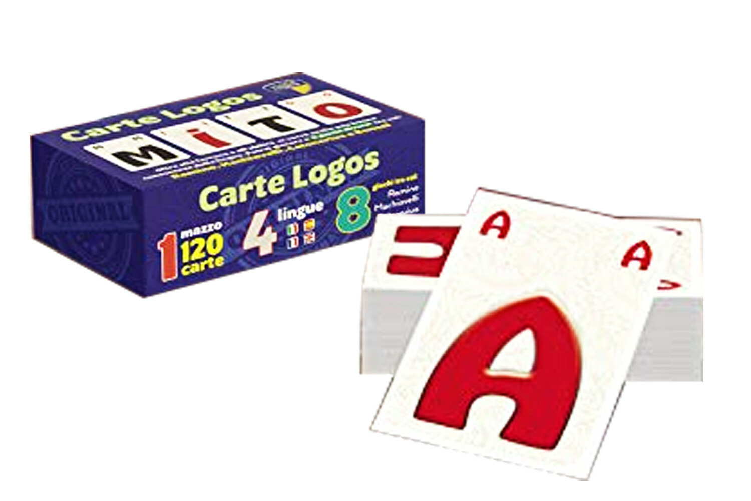 CARTE LOGOS MITO -  MACHIAVELLI RAMINO SCARABEO RUZZLE E MOLTI ALTRI GIOCHI