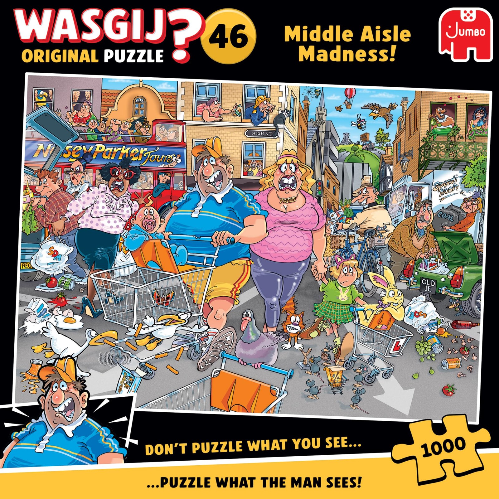 Wasgij Original 46 - Parkplatz-Wahnsinn - Puzzle 1000 Teile