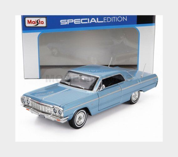 MAISTO 32908 CHEVROLET - IMPALA SS 1964 - LIGHT BLUE - 1/24