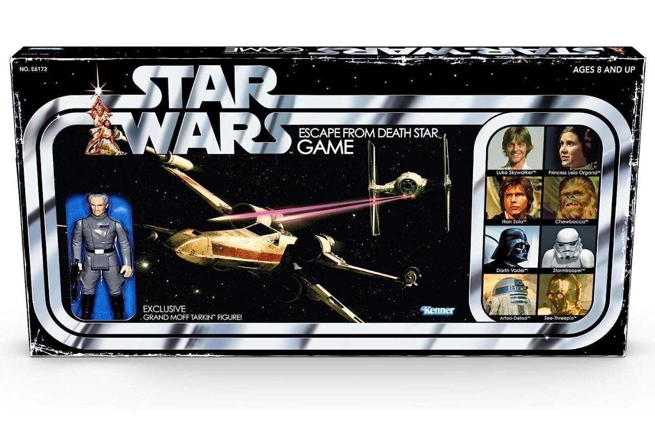 Gioco da tavolo Star Wars Fuga dalla Morte Nera con statuetta Tarkin