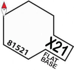ACRILICO MODELLISMO TAMIYA MINI 10ML X-21 FLAT BASE
