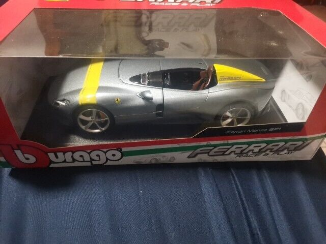 1/18 BURAGO - FERRARI - MONZA SP1 2018 BU16013GY