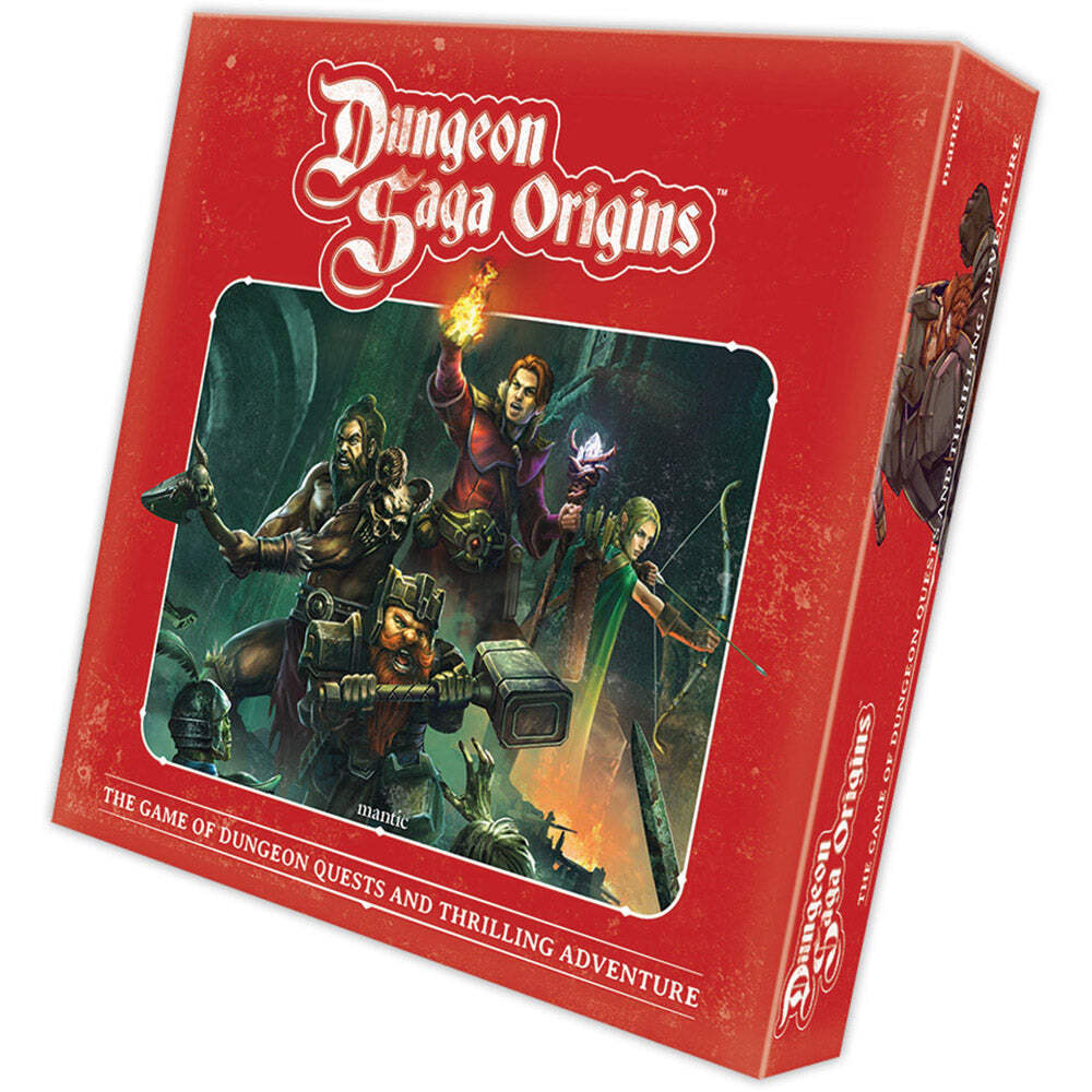 Dungeon Saga Origins: Core Game Gioco di strategia completo per giochi da tavolo