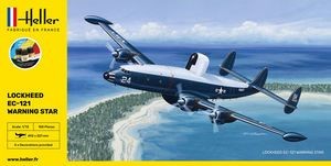 HELLER 56311 MODELLINO AEREO STARTER KIT EC.121 WARNING STAR 1/72