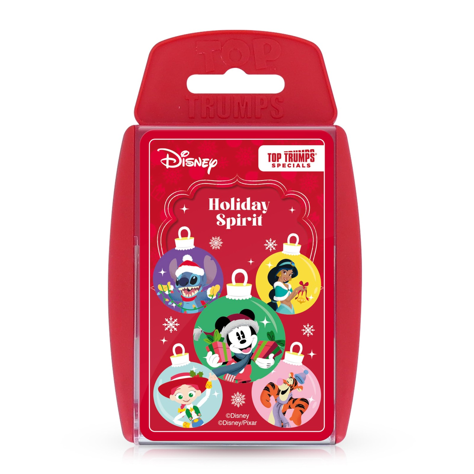 Top Trumps Disney Holiday Spirit, spezielles Lernkartenspiel, spielt mit Stitch,