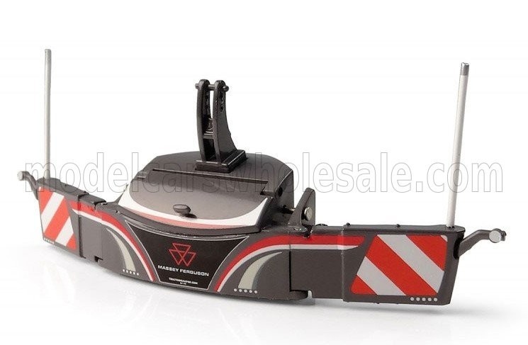 ACCESSORIES - TRACTOR BUMPER FOR MASSEY FERGUSON - SAFETY WEIGHT 800kg. - GREY -