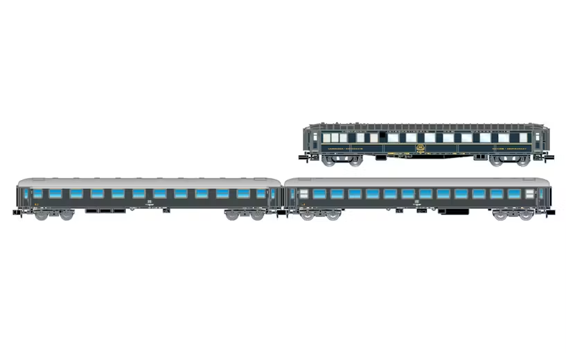 ARNOLD  HN4469 FS, set di 3 unità, treno espresso,    Scala N 1/160