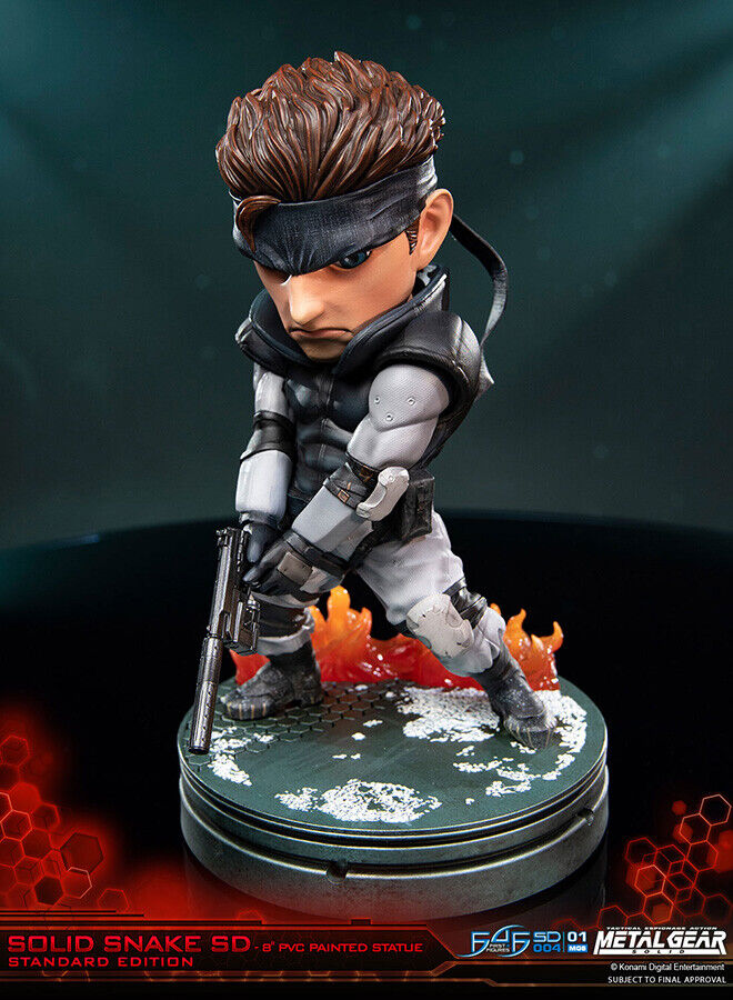 Solid Snake Metal Gear Solid Deformed Figure FIRST4FIGURES