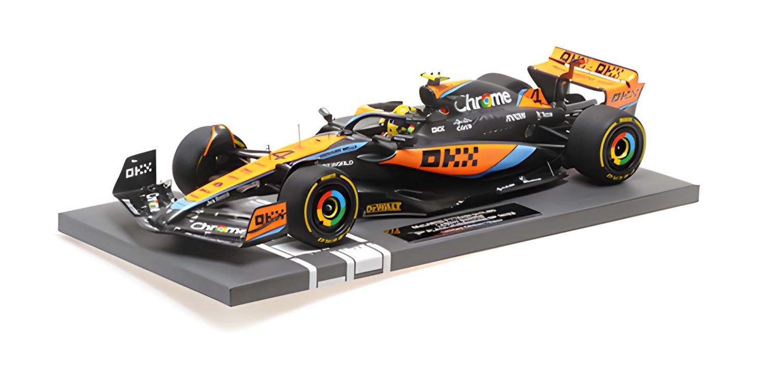 1:18 MINICHAMPS Mclaren F1 Mcl60 #4 Hungarian Gp 2023 Lando Norris 537233004