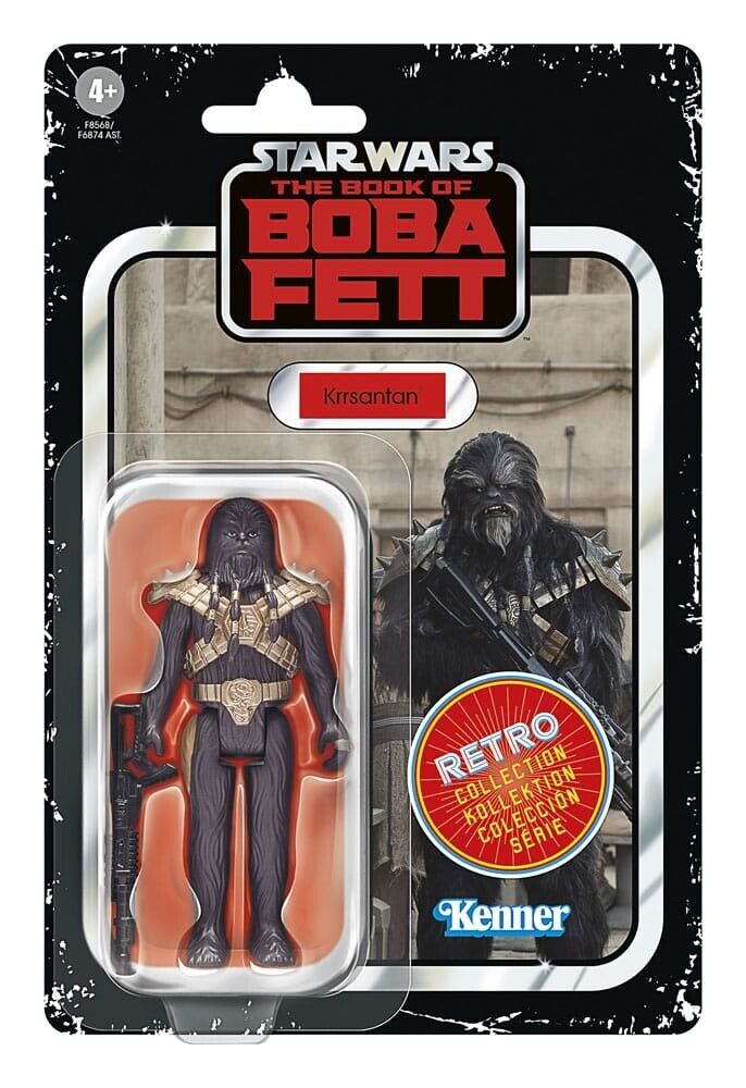 Star Wars: The Book of Boba Fett Krrsantan Retro Collection  Figure Hasbro