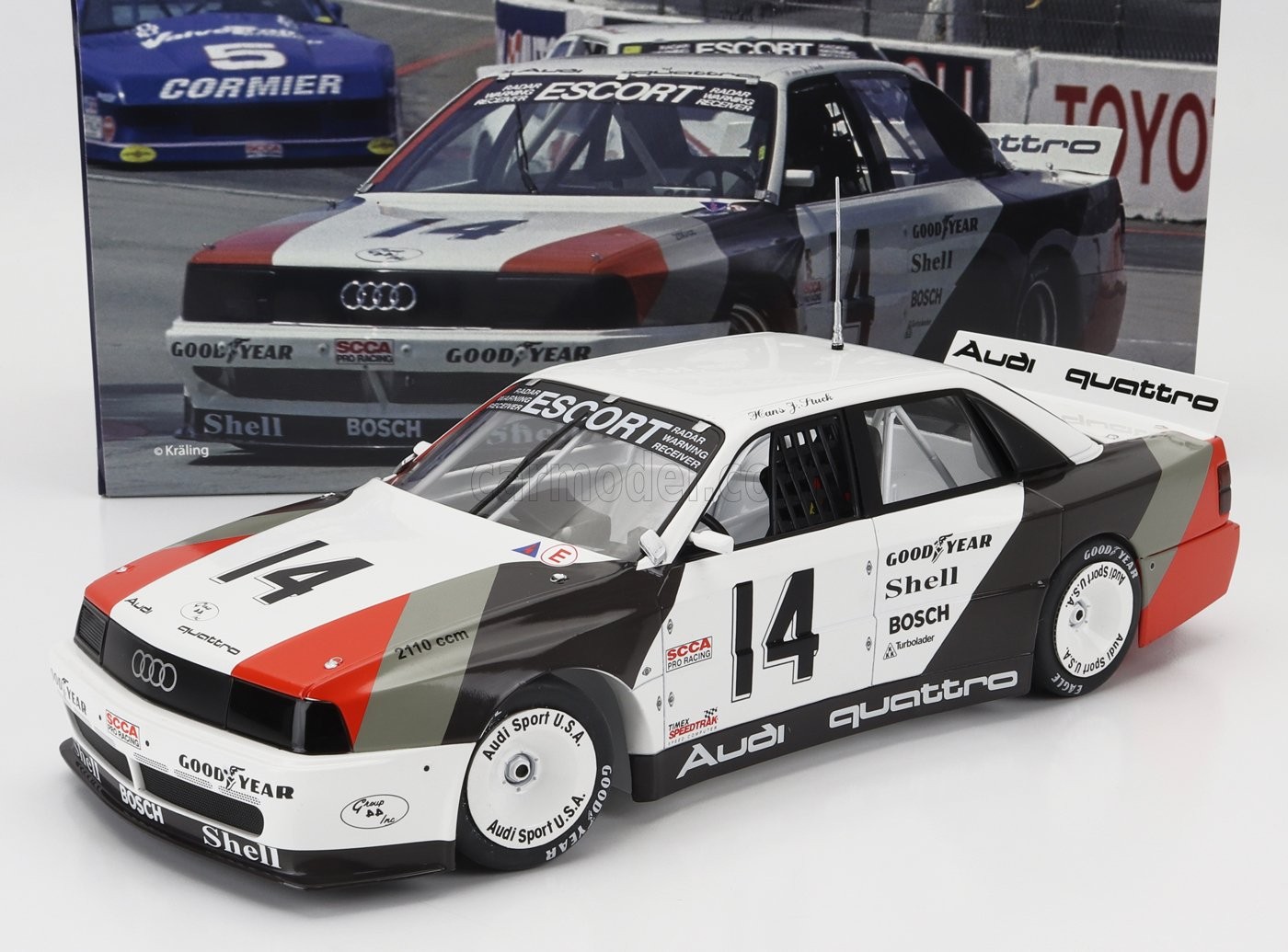 1/18 WERK83 - AUDI - 200 QUATTRO TEAM AUDI SPORT N 14 WINNER CLEVERLAND W1801401