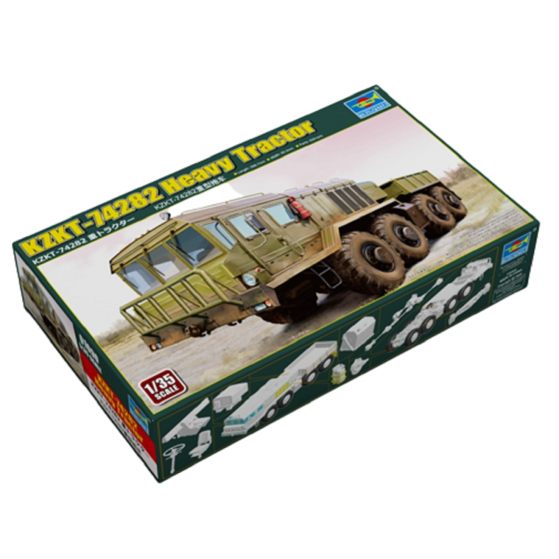 Modellino Camion Kzkt-74282 Heavy Warbeast Trattore TRUMPETER 01090 1:3 5 Char ,