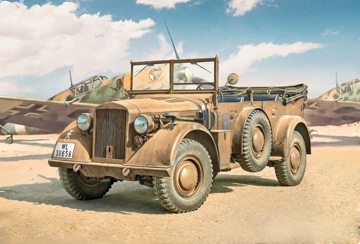ITALERI 6597 1/35 Kfz.12 Horch 901 typ 40 Fruhen Ausf.