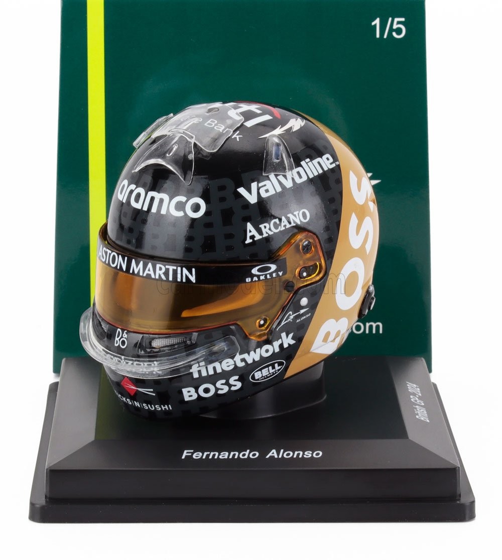 1/5 SPARK-MODEL - BELL HELMET - CASCO HELMET F1 FERNANDO ALONSO TEAM 5HF164